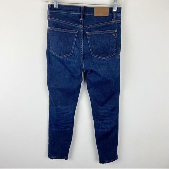 Madewell 9” High Rise Skinny Crop Blue Size 25 - Picture 3 of 8